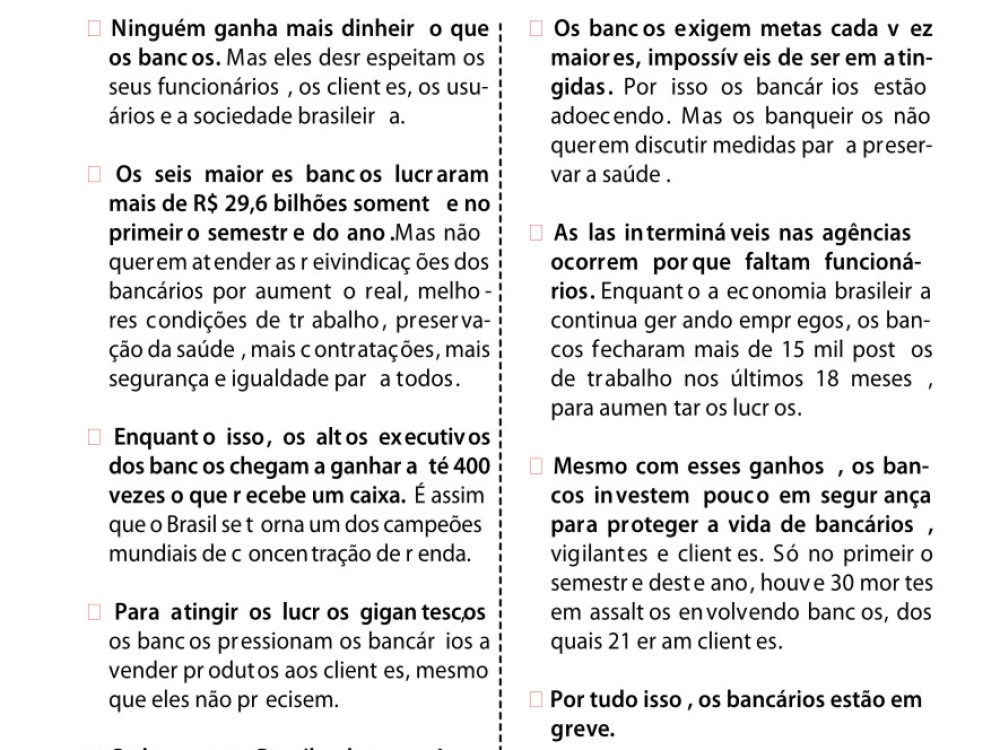 Carta ao Cliente Greve 2013