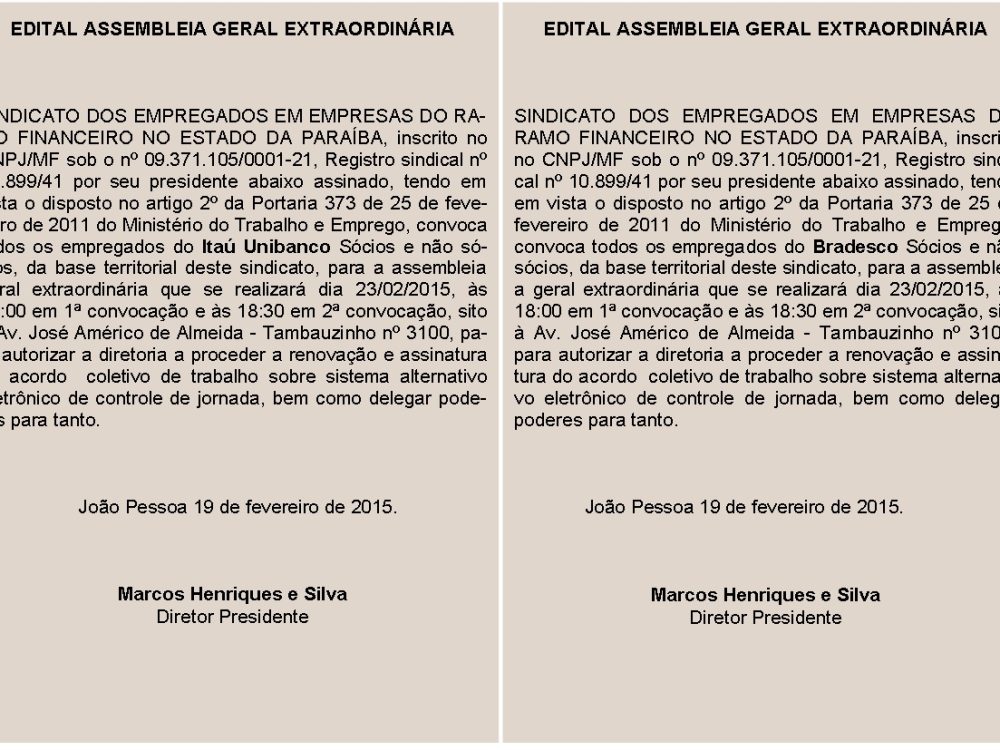Editais Itaú e Bradesco
