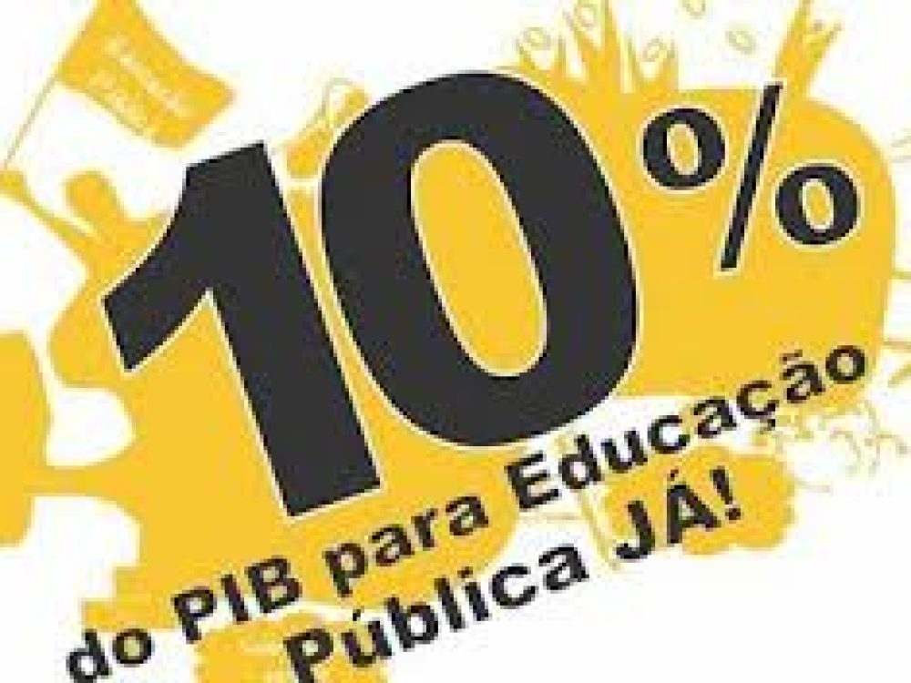 PIB 10PCENTO EDUCACAO