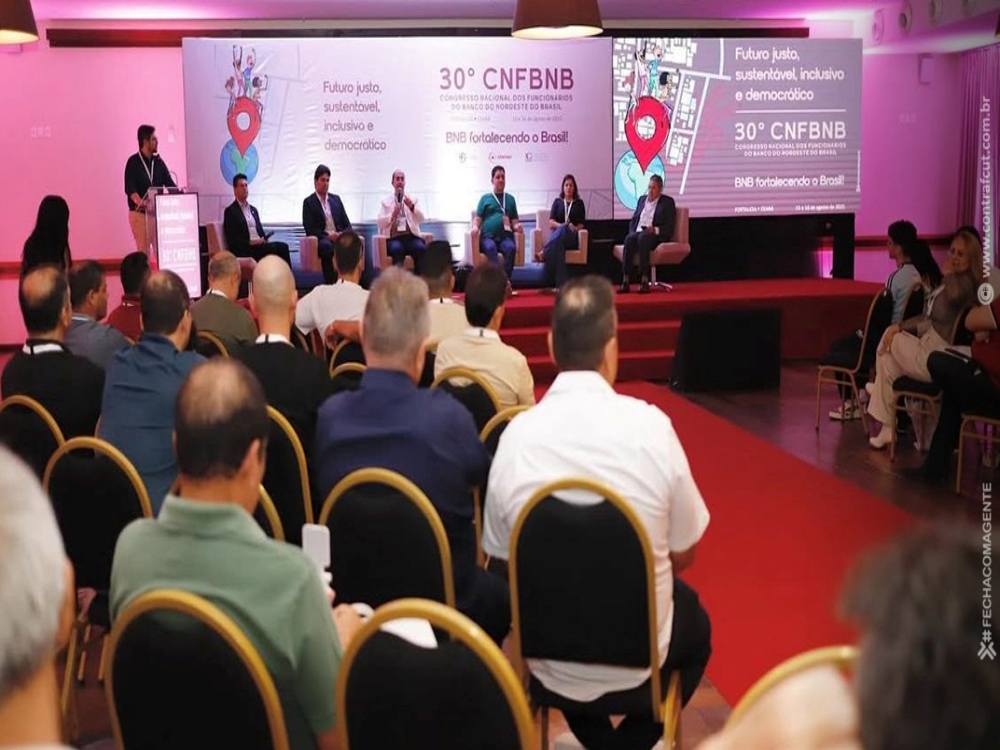 19082025_CampNac_30º Congresso Nacional dos Funcionários do BNB reúne trabalhadores em Fortaleza e debate futuro do banco, saúde, previdência e democracia_Site