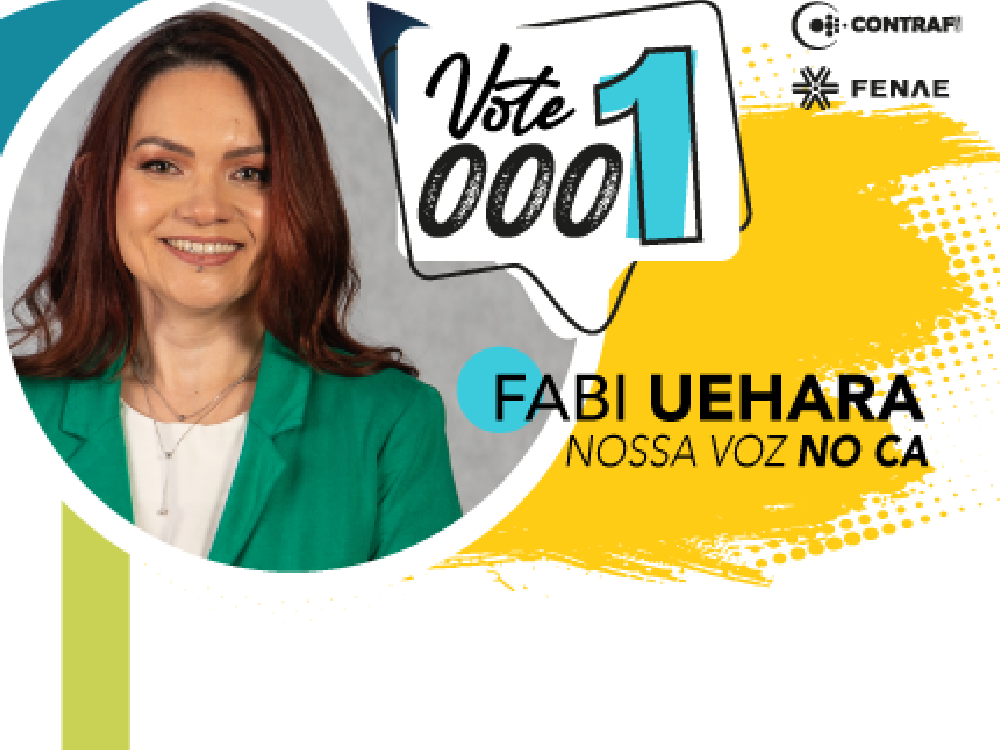 Votação para representante dos empregados no CA é retomada. Vote Fabi Uehara!