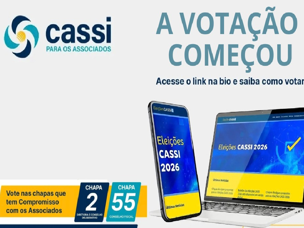 Eleições da Cassi começam nesta sexta-feira (13); associados podem votar por aplicativo, site e terminais do BB