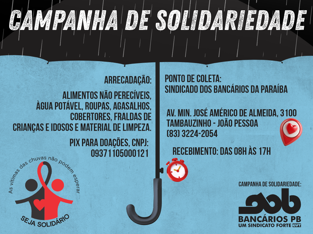 Campanha de solidariedade segue com arrecadações para vítimas das chuvas na Paraíba