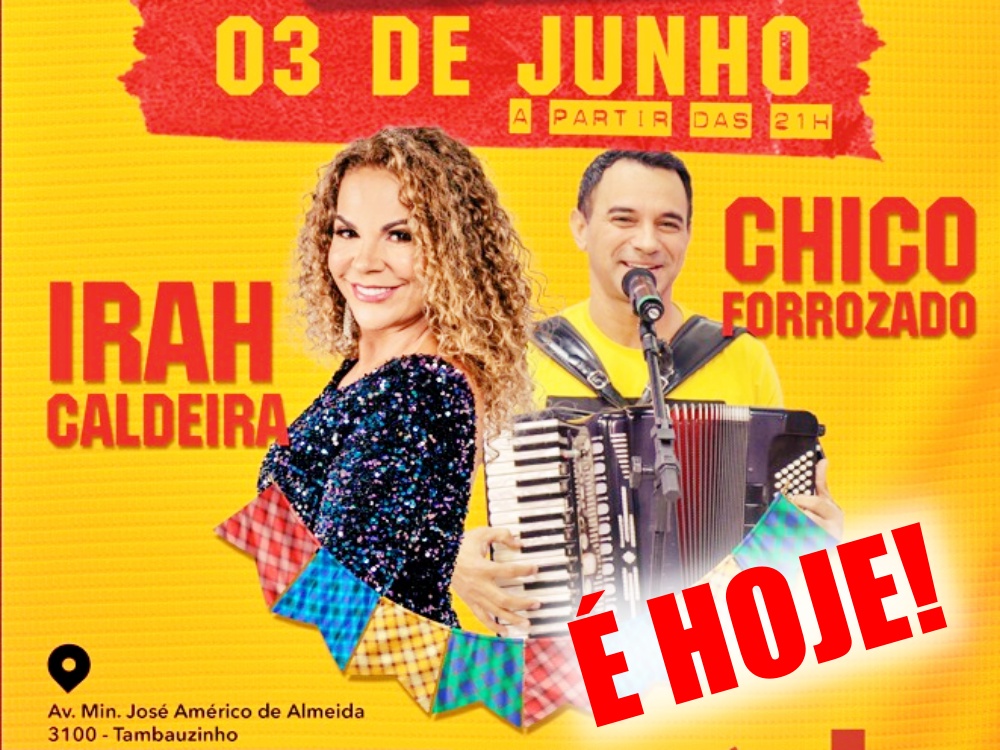 O XV Arraiá da Capitá é hoje e a tradicional festança começa às 21h