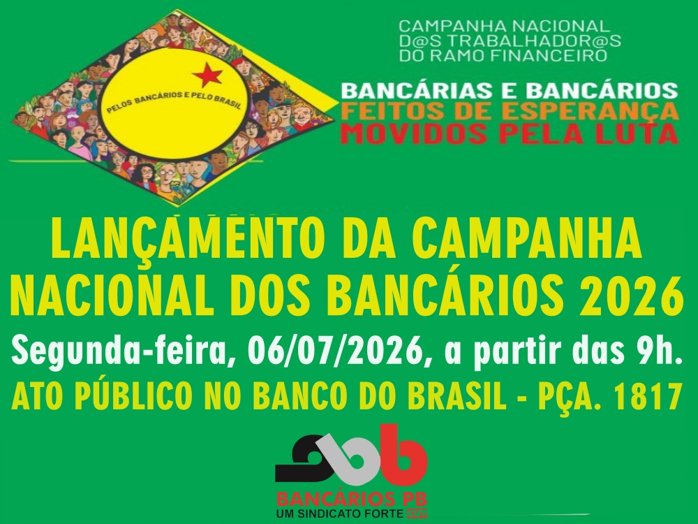 LançamentoCampanhaNacional na PB- Sintrafi-PB