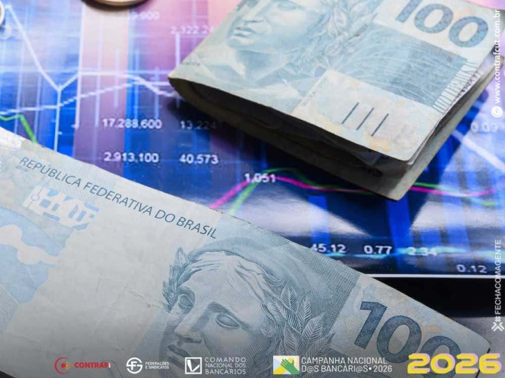 Campanha Nacional: Com reajuste de 4,6%, bancários vão injetar R$ 97 bilhões na economia até agosto de 2027