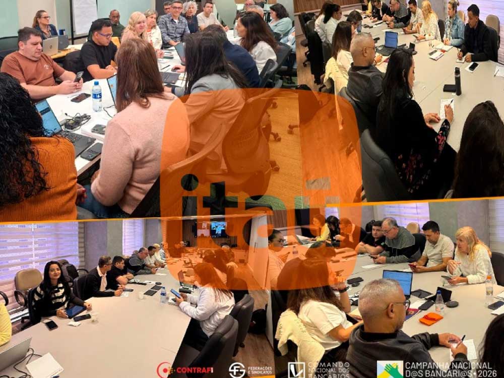 COE Itaú cobra avanços em teletrabalho, monitoramento digital e condições de trabalho na renovação do Acordo Coletivo